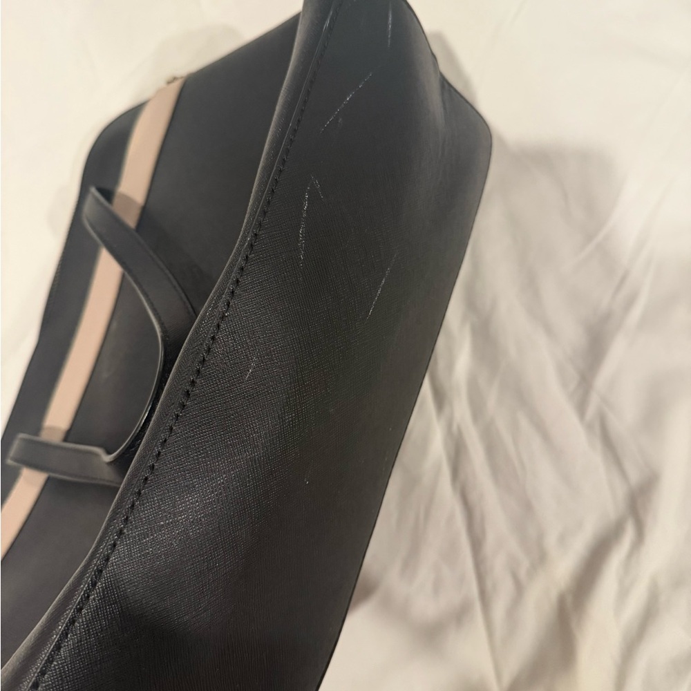 Kate Spade Black and Tan Bow Satchel - Picture 4 of 9
